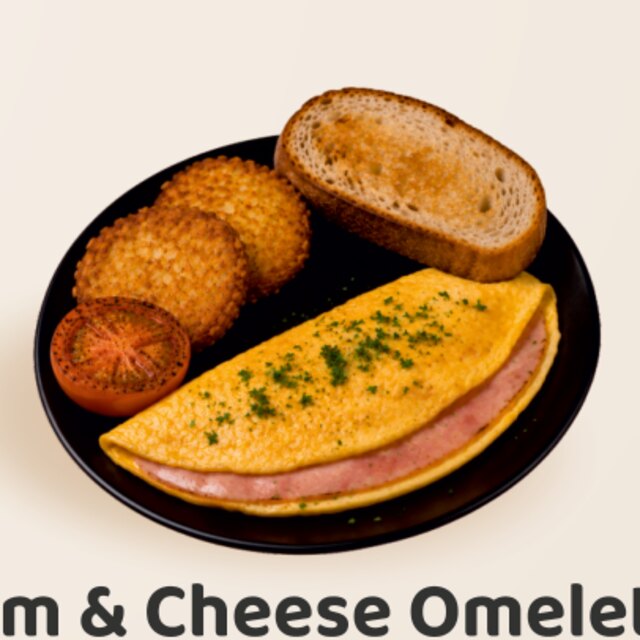 Ham & Cheese Omelette