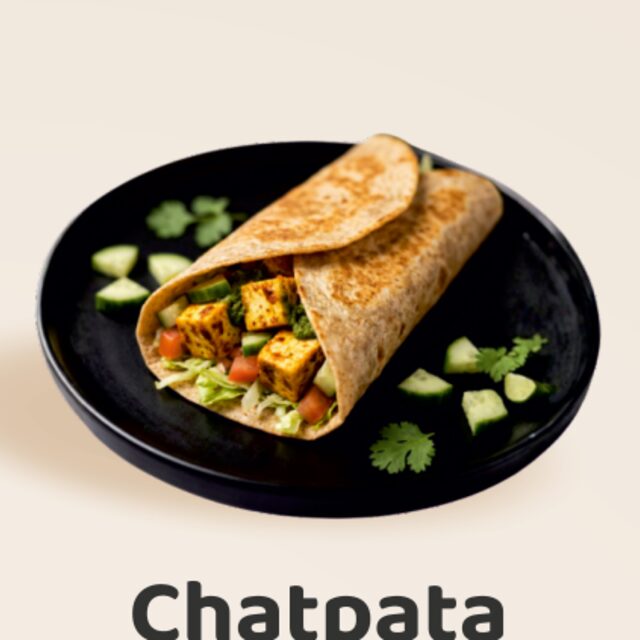 Chatpata Paneer Wrap