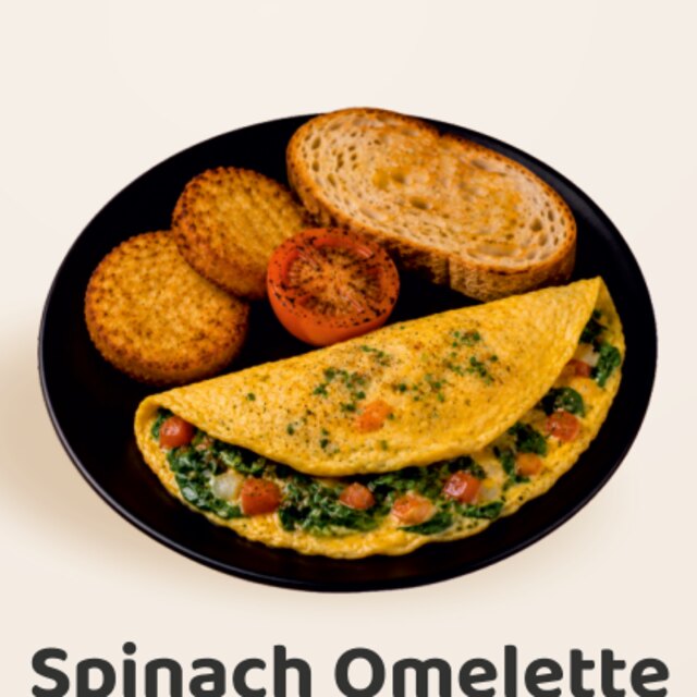 Spinach Omelette