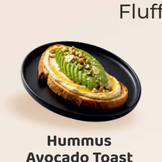 Hummus Avocado Toast