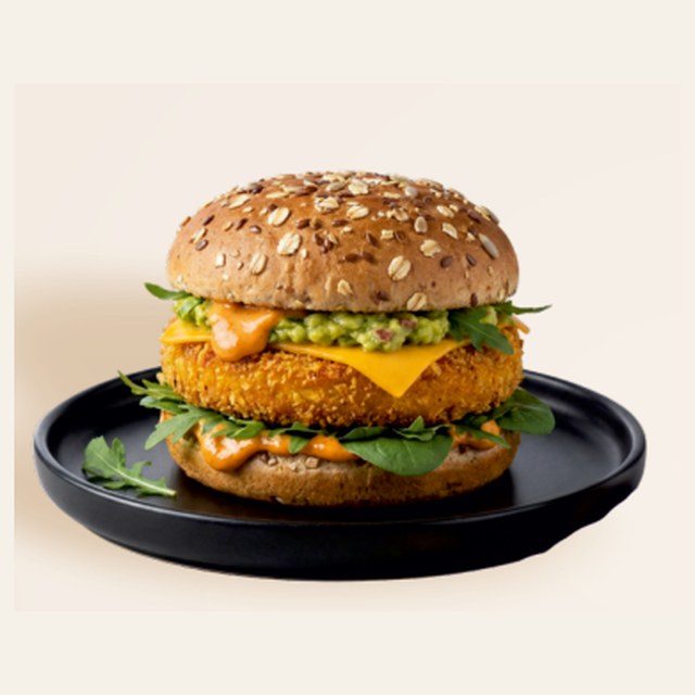 Mexican Paneer Melt Burger