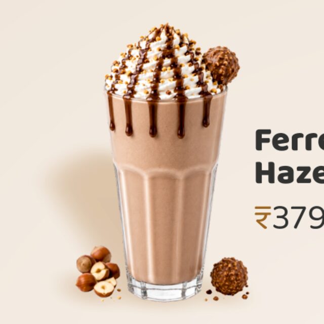 Ferrero Rocher Hazelnut Frappe