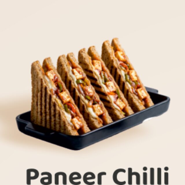 Paneer Chilli Lava Sandwich