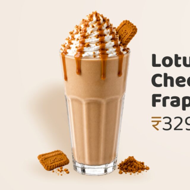 Lotus Biscoff Cheesecake Frappe